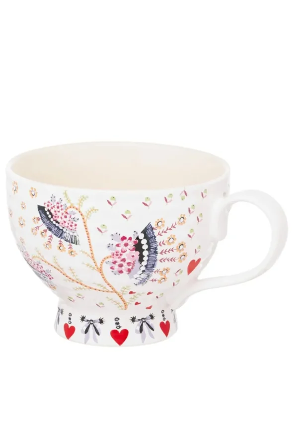 Cath Kidston A STITCH IN TIME HUG MUG Pink Fashion