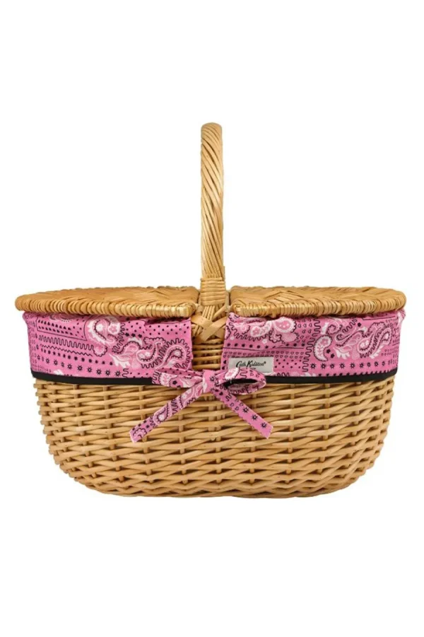 Cath Kidston Bandana Dorothy Basket Pink Shop