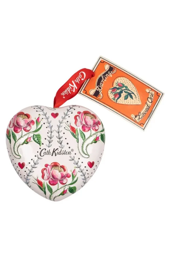 Cath Kidston Cherished Cassis & Rose Heart Shaped Tin Soap Cream Online