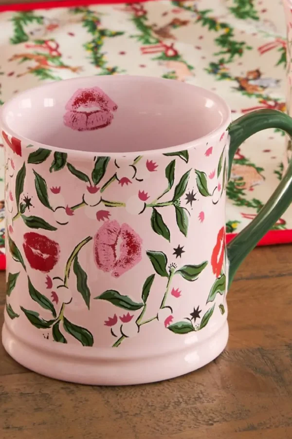 Cath Kidston Christmas Kiss Under The Mistletoe Mug Multi Store