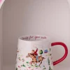 Cath Kidston COWBOY BOOTS BILLIE MUG Cream Clearance