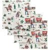 Cath Kidston Cowgirl Set Of 4 Napkins Cream Sale