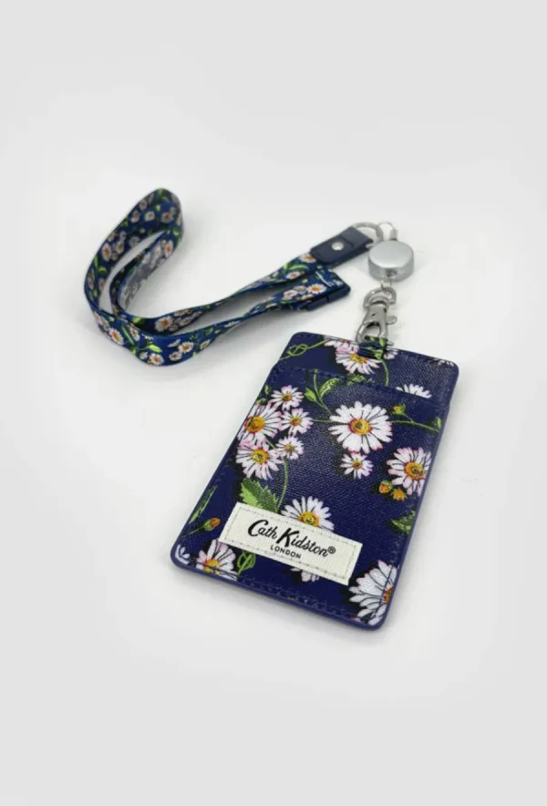 Cath Kidston DAISY CHAIN LANYARD Navy Sale