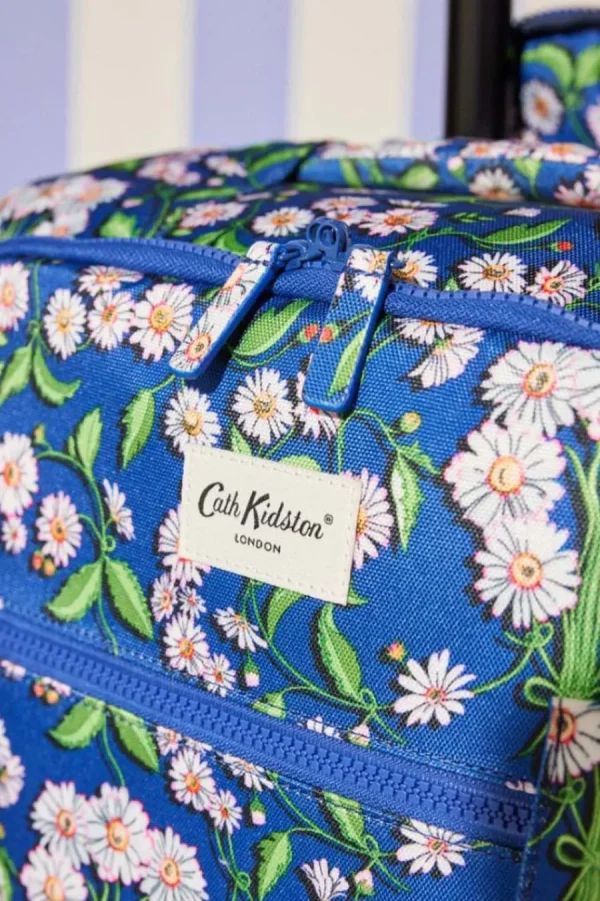 Cath Kidston DAISY SUITCASE WHEELS (22" Check-in Suitcase) Navy Cheap