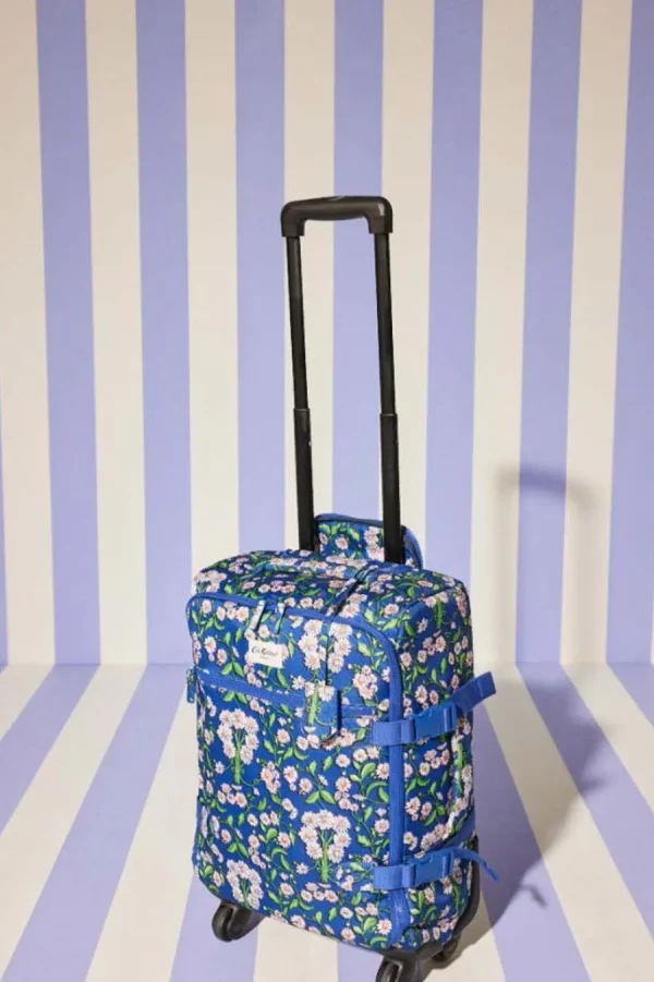 Cath Kidston DAISY SUITCASE WHEELS (22" Check-in Suitcase) Navy Cheap