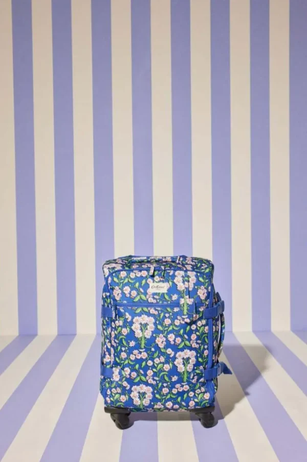 Cath Kidston DAISY SUITCASE WHEELS (22" Check-in Suitcase) Navy Cheap