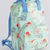 Cath Kidston DINOSAURS KIDS MEDIUM BACKPACK Green Clearance