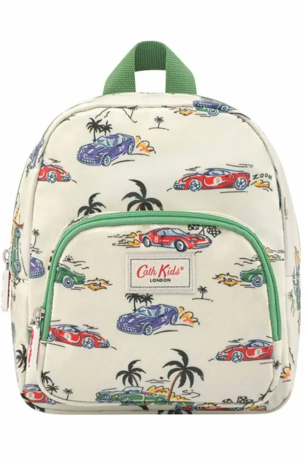 Cath Kidston Fast Cars Kids Mini Backpack Cream Online