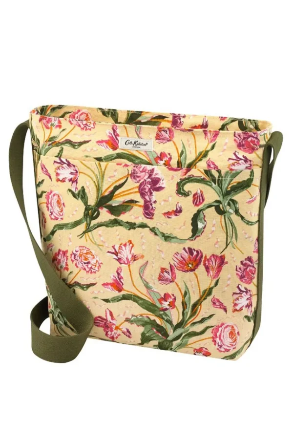 Cath Kidston Floral Fancy Zipped Messenger Bag Green Cheap