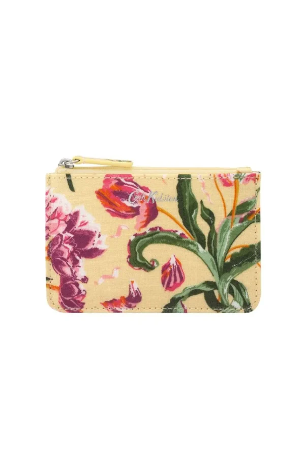 Cath Kidston Floral Fancy Small Card And Coin Purse Green Discount