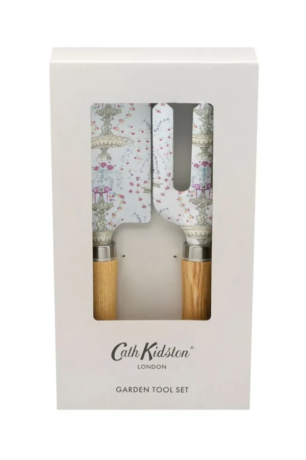 Cath Kidston Floral Fountain Garden Trowel & Fork Set Blue Sale