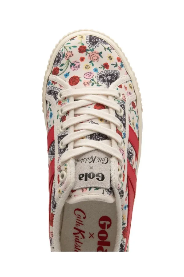 Cath Kidston Floral Heart Frill Gola Tennis Mark Cox Cream New