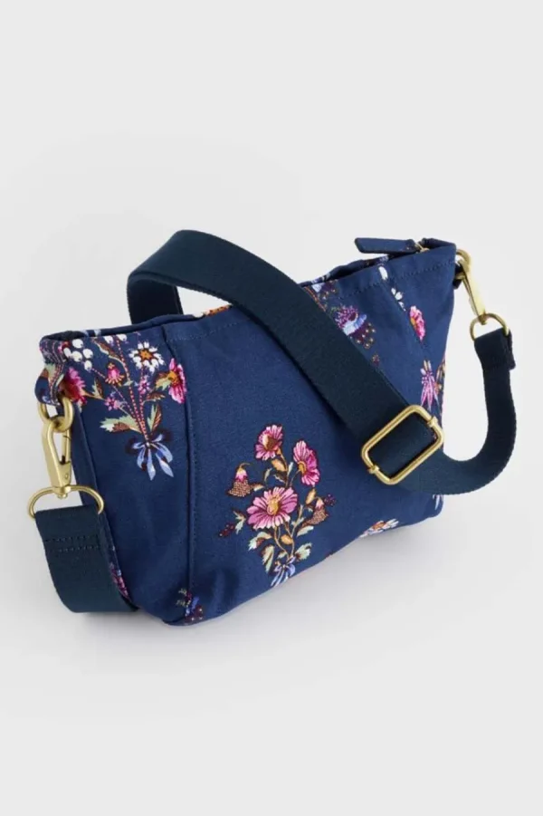 Cath Kidston FRIENDSHIP BUNCH COMPACT ZIPPED MESSENGER Navy Online