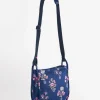 Cath Kidston FRIENDSHIP BUNCH LARGE ZIPPED MESSENGER Navy Best Sale