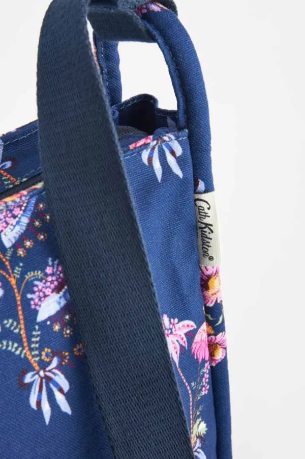 Cath Kidston FRIENDSHIP BUNCH LARGE ZIPPED MESSENGER Navy Best Sale