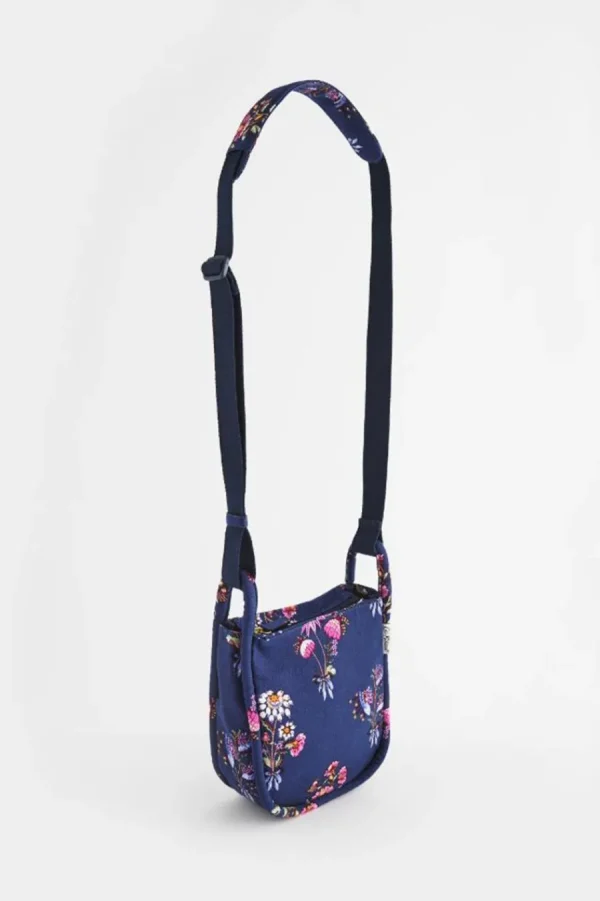 Cath Kidston FRIENDSHIP BUNCH MINI ZIPPED MESSENGER Navy Cheap