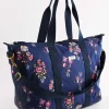 Cath Kidston FRIENDSHIP BUNCH OVERNIGHT BAG Navy Flash Sale