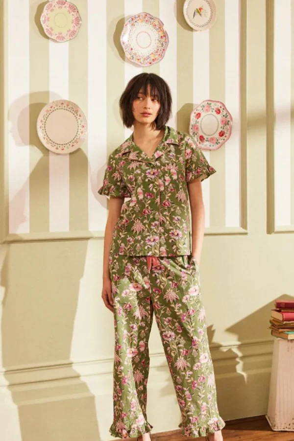 Cath Kidston FRIENDSHIP GARDEN BUTTON THROUGH PJ Green Outlet