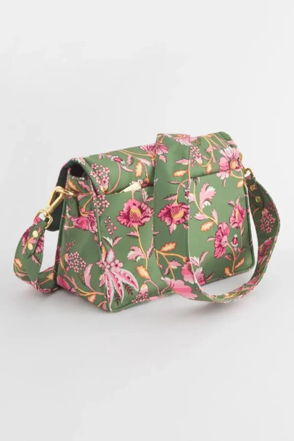 Cath Kidston FRIENDSHIP GARDEN MEDIUM CROSSBODY Green Hot