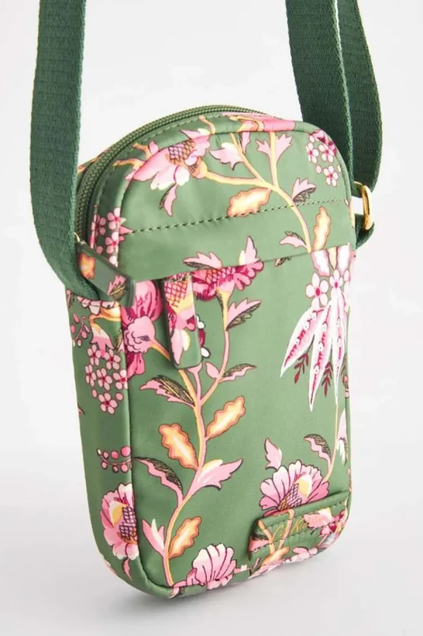 Cath Kidston FRIENDSHIP GARDEN PHONE CROSSBODY Green Cheap