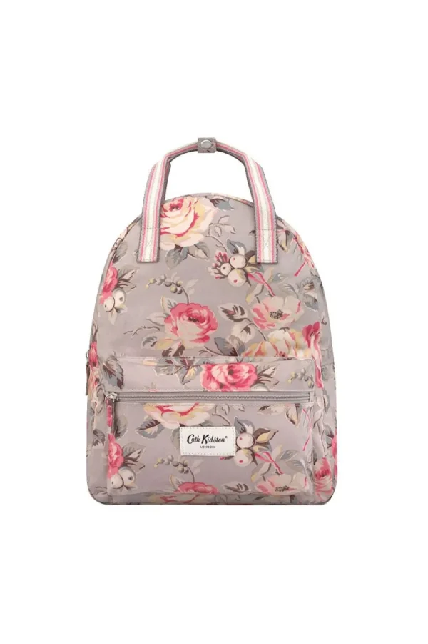 Cath Kidston Garden Rose Backpack W' Hanging Loop Grey Best Sale