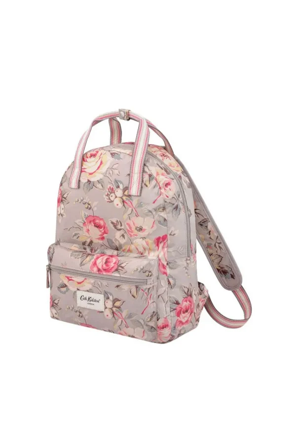 Cath Kidston Garden Rose Backpack W' Hanging Loop Grey Best Sale