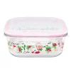 Cath Kidston GBBO Glass Storage Box Cream/Pink Fashion