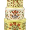 Cath Kidston GBBO Showstopper Set Of 3 Cake Tins Yellow Flash Sale