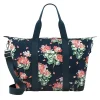 Cath Kidston Geraniums Foldaway Overnight Bag Navy Outlet