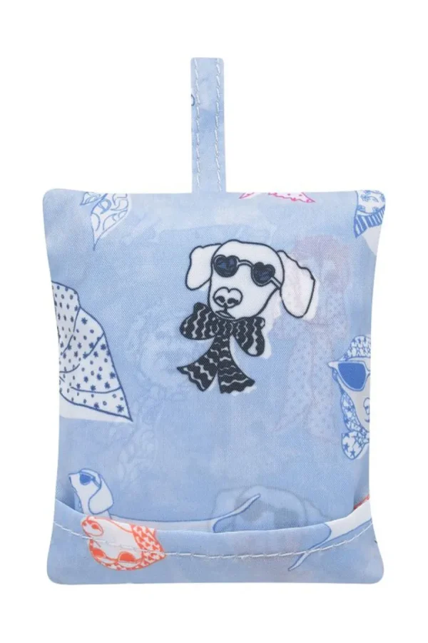 Cath Kidston Glamorous Dogs Foldaway Shopper Blue Best Sale