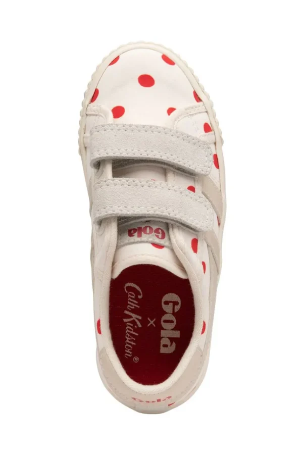 Cath Kidston Gola X Kids Tennis Mark Cox Trainers Cream Discount