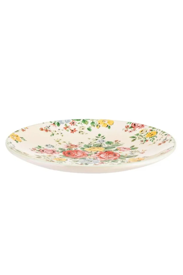 Cath Kidston HAMPSTEAD ROSE SAGE SIDE PLATE Green Flash Sale