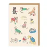 Cath Kidston Happy Birthday Top Dog Greeting Card (A6) Cream Store