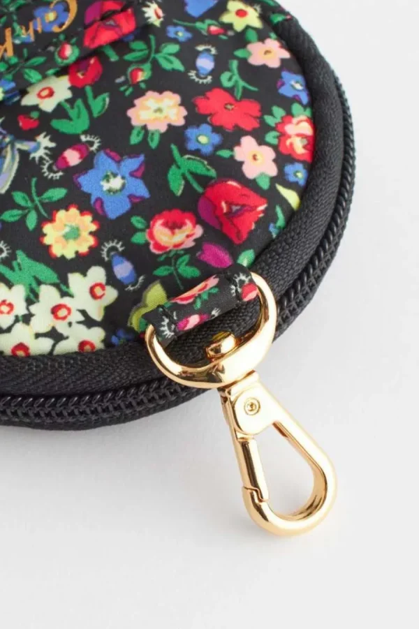 Cath Kidston HARMONY DITSY ROUND COIN PURSE Black Online