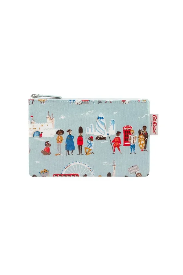 Cath Kidston London People Zip Purse Pale Blue Cheap