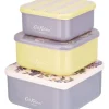 Cath Kidston London Wisteria Set Of 3 Snack Boxes Multi Store