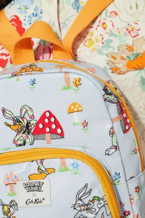 Cath Kidston Looney Tunes Toadstalls Kids Mini Backpack Blue Hot