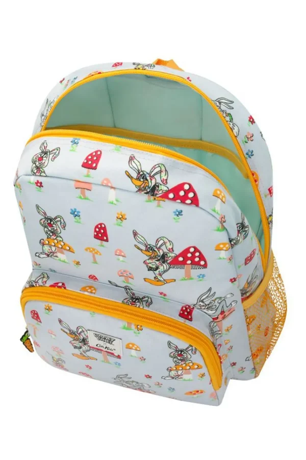 Cath Kidston Looney Tunes Toadstalls Kids Classic Large Backpack With Mesh Pocket Blue Sale