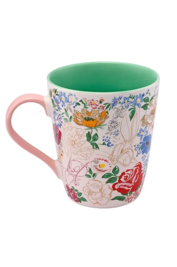 Cath Kidston Looney Tunes Tunes And Blooms Stanley Mug Cream New