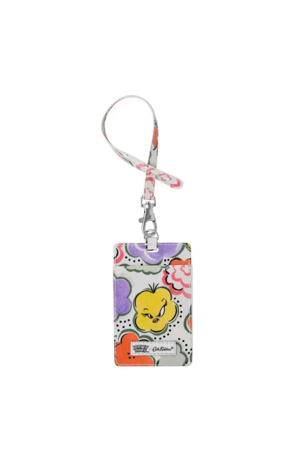 Cath Kidston Looney Tunes Tweety In Bloom I.D Holder Yellow Cheap