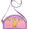 Cath Kidston Looney Tunes Tweety Pie Novelty Half Moon Cross Body Bag Pink Best Sale