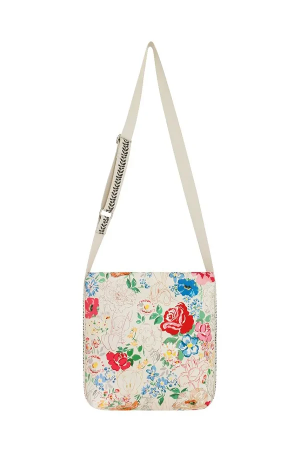 Cath Kidston Looney Tunes Zipped Messenger Bag Cream Best