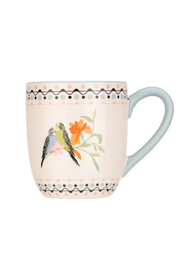 Cath Kidston Love Budgies Breakfast Mug Multi Cheap