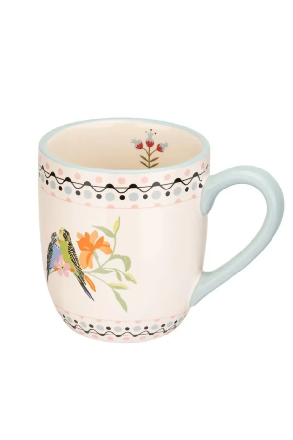 Cath Kidston Love Budgies Breakfast Mug Multi Cheap