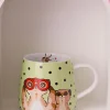 Cath Kidston MEERKATS BILLIE MUG Green Best Sale