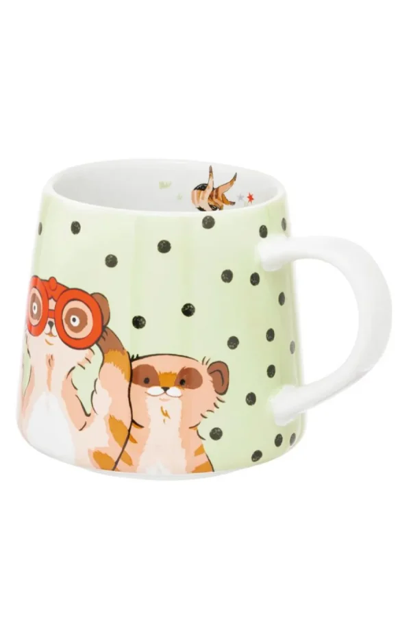 Cath Kidston MEERKATS BILLIE MUG Green Best Sale