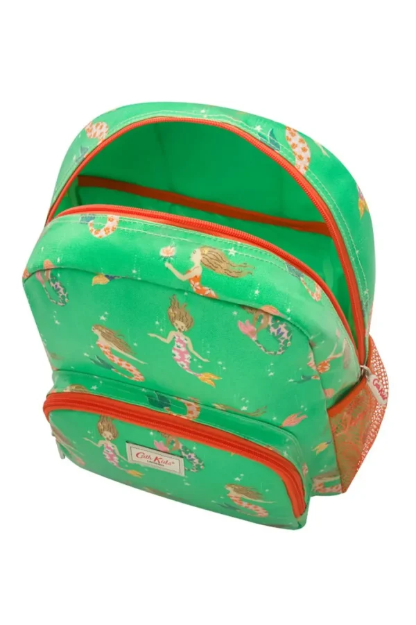 Cath Kidston Mermaids Kids Classic Large Backpack With Mesh Pocket Green Best