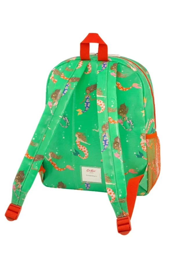 Cath Kidston Mermaids Kids Classic Large Backpack With Mesh Pocket Green Best