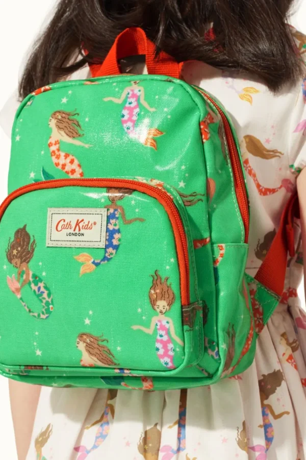 Cath Kidston Mermaids Kids Mini Backpack Green Discount