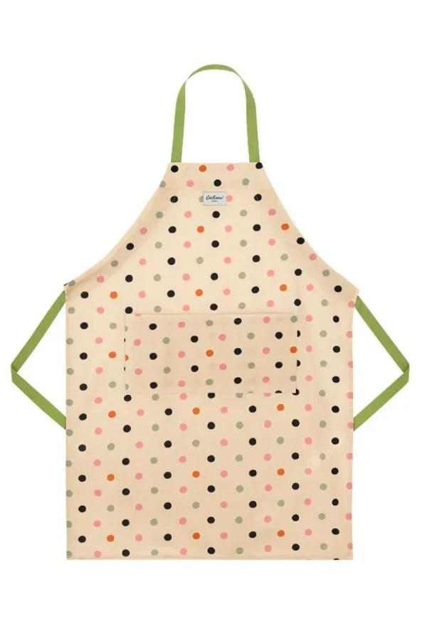 Cath Kidston MFS Spot Cotton Standard Apron Cream Discount